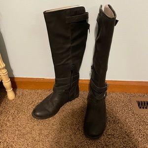 Steve Madden black riding boots size 7.5